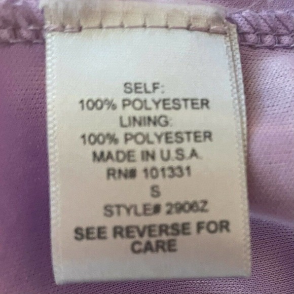 Charlotte Russe Small Strapless Maxi Dress Purple Sheer Party Dance… - Picture 6 of 7